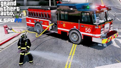 - [Added] new vehicles and weapons for a few callouts. . Lspdfr fire hose